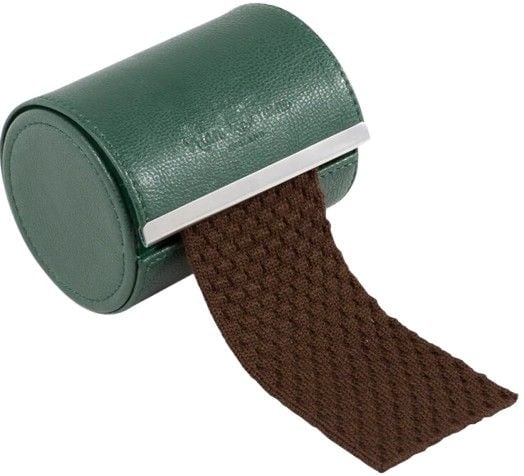 Knitted Wool Tie Brown
