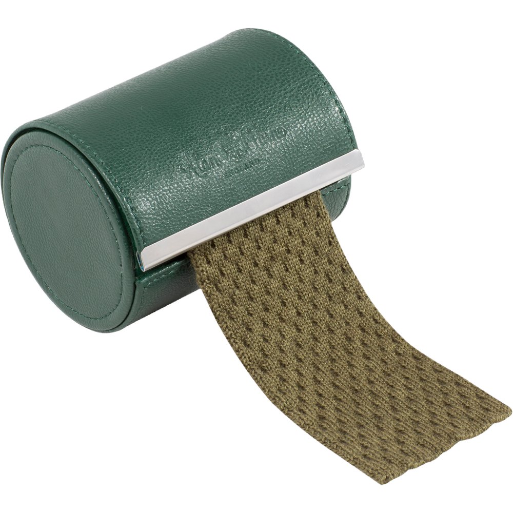 Knitted Wool Tie Olive