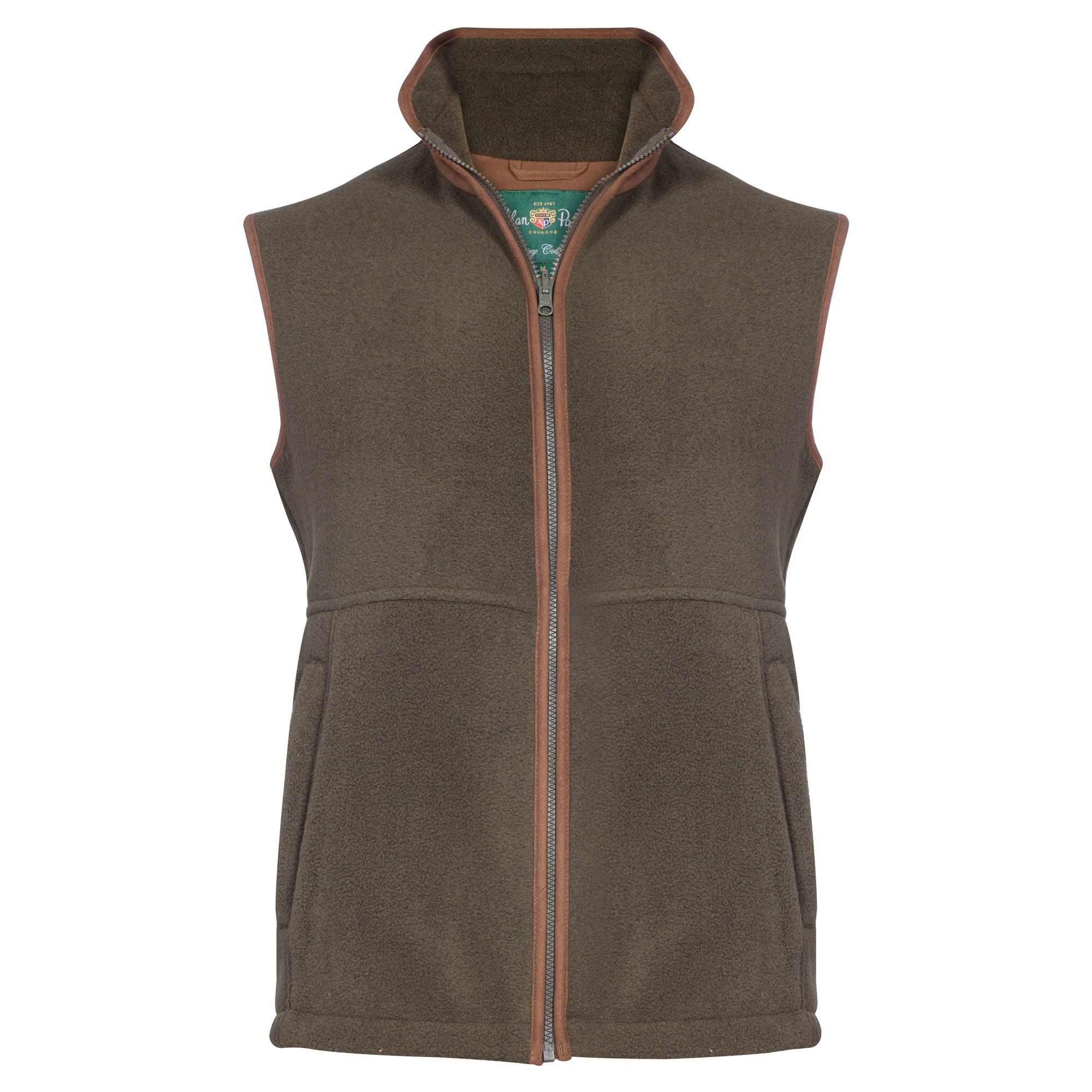 M's Aylsham Fleece Waistcoat Green