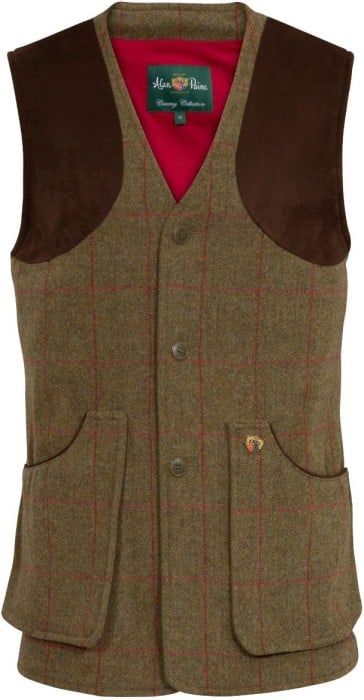 M's Combrook Tweed Shooting Waistcoat Sage