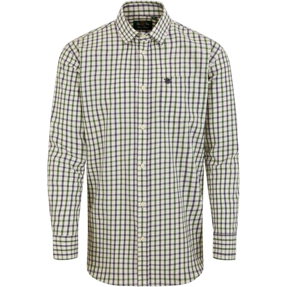 M's Ilkley Shirt Blue/Green