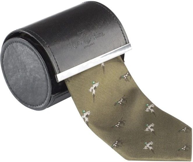 M's Ripon Silk Tie Olive
