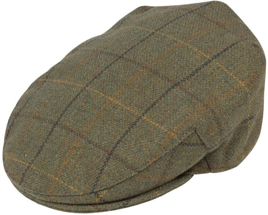 M's Rutland Tweed Cap Dark Moss