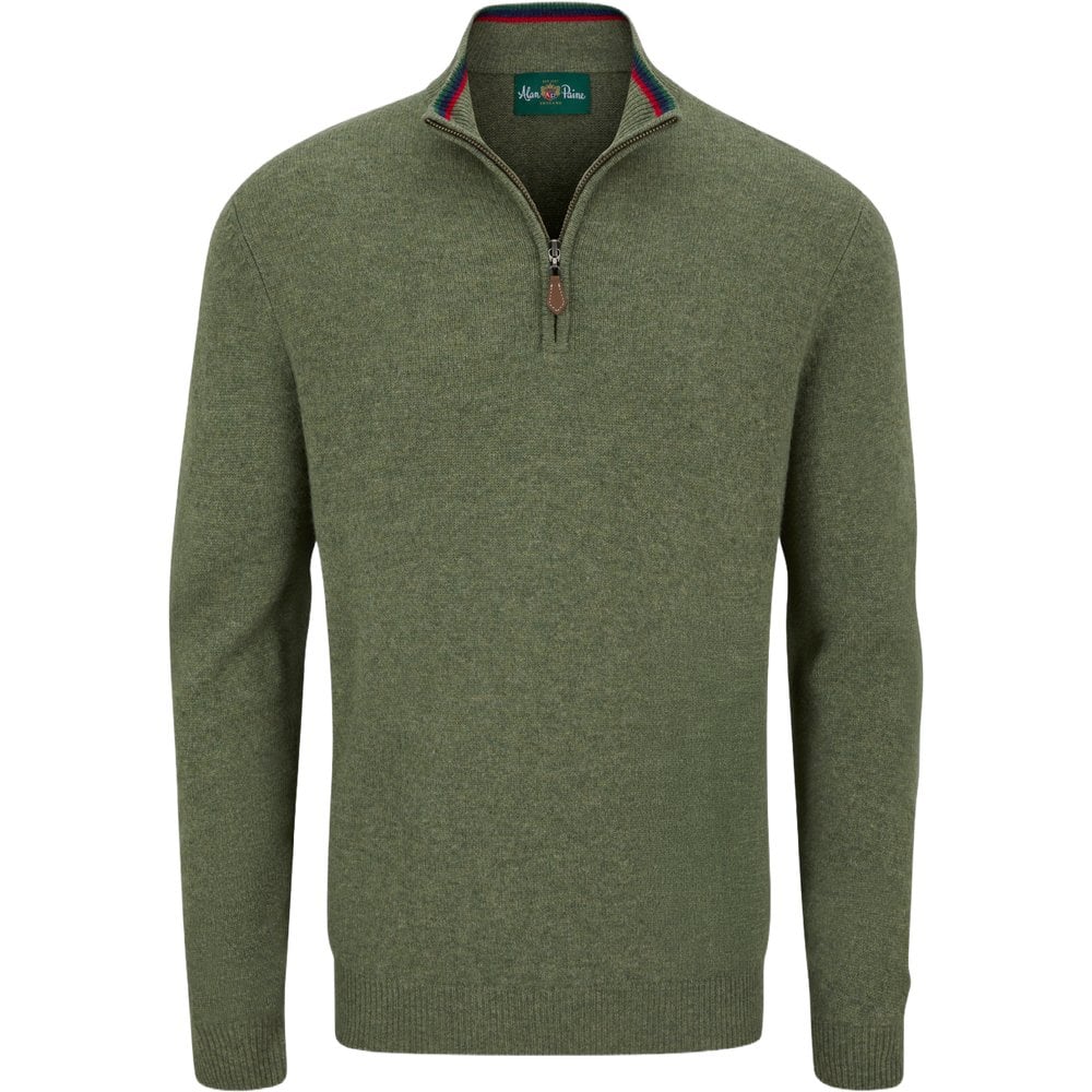 M's Streetly 1/2 Zip Mock Neck Landscape