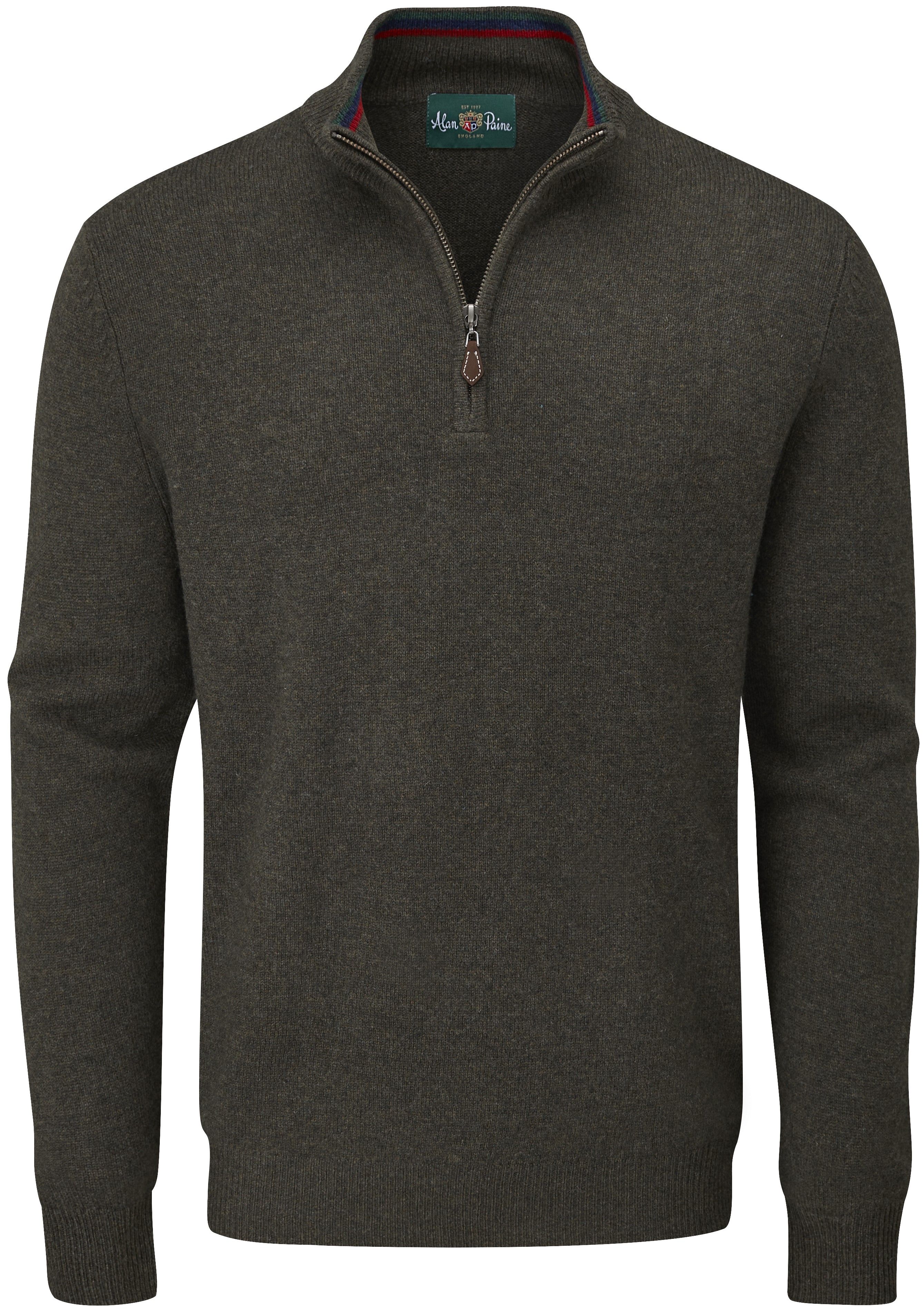 M's Streetly 1/2 Zip Mock Neck Seaweed