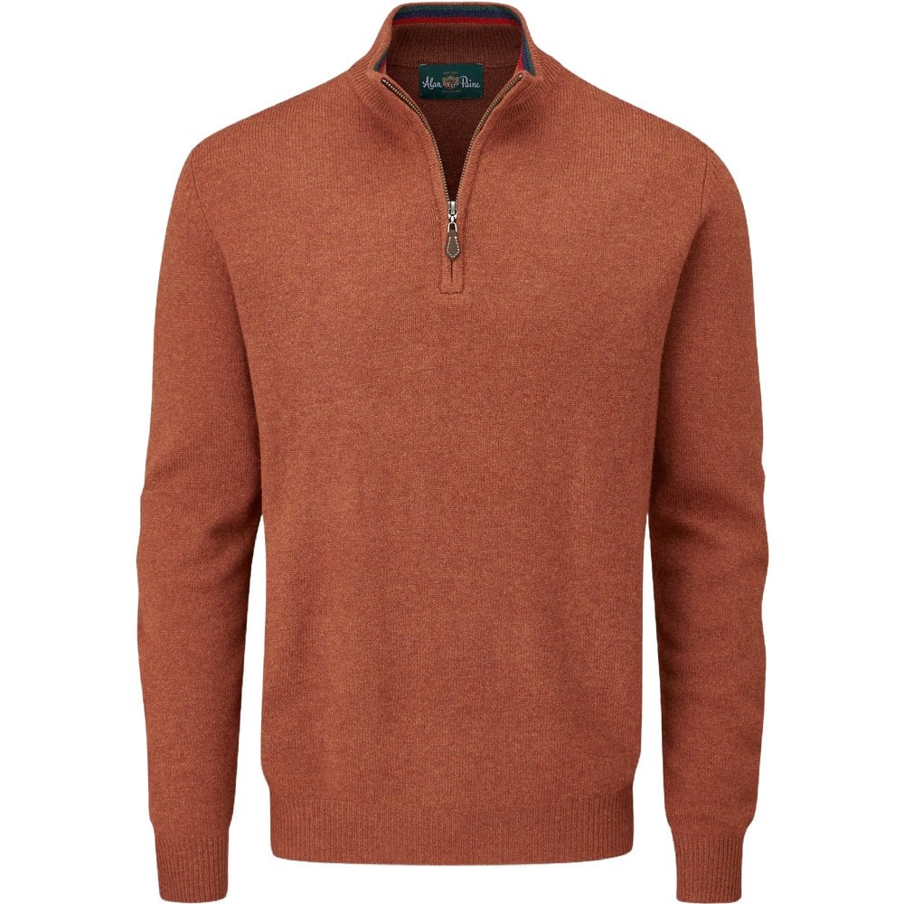 M's Streetly 1/2 Zip Mock Neck Tiger