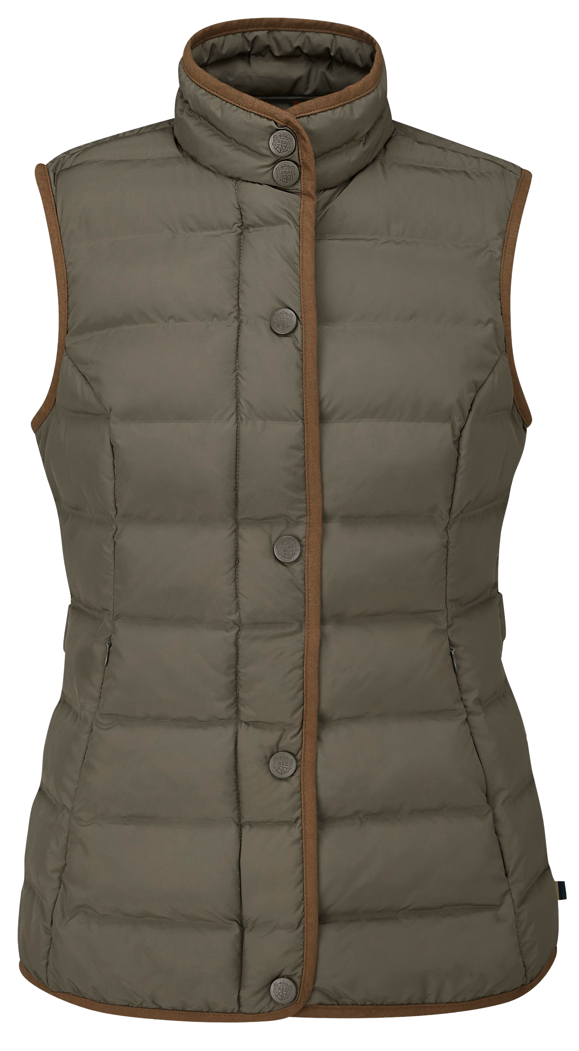 W's Calsall Quilted Waistcoat Olive