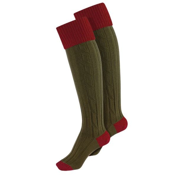 W's Sock Saffron/Olive