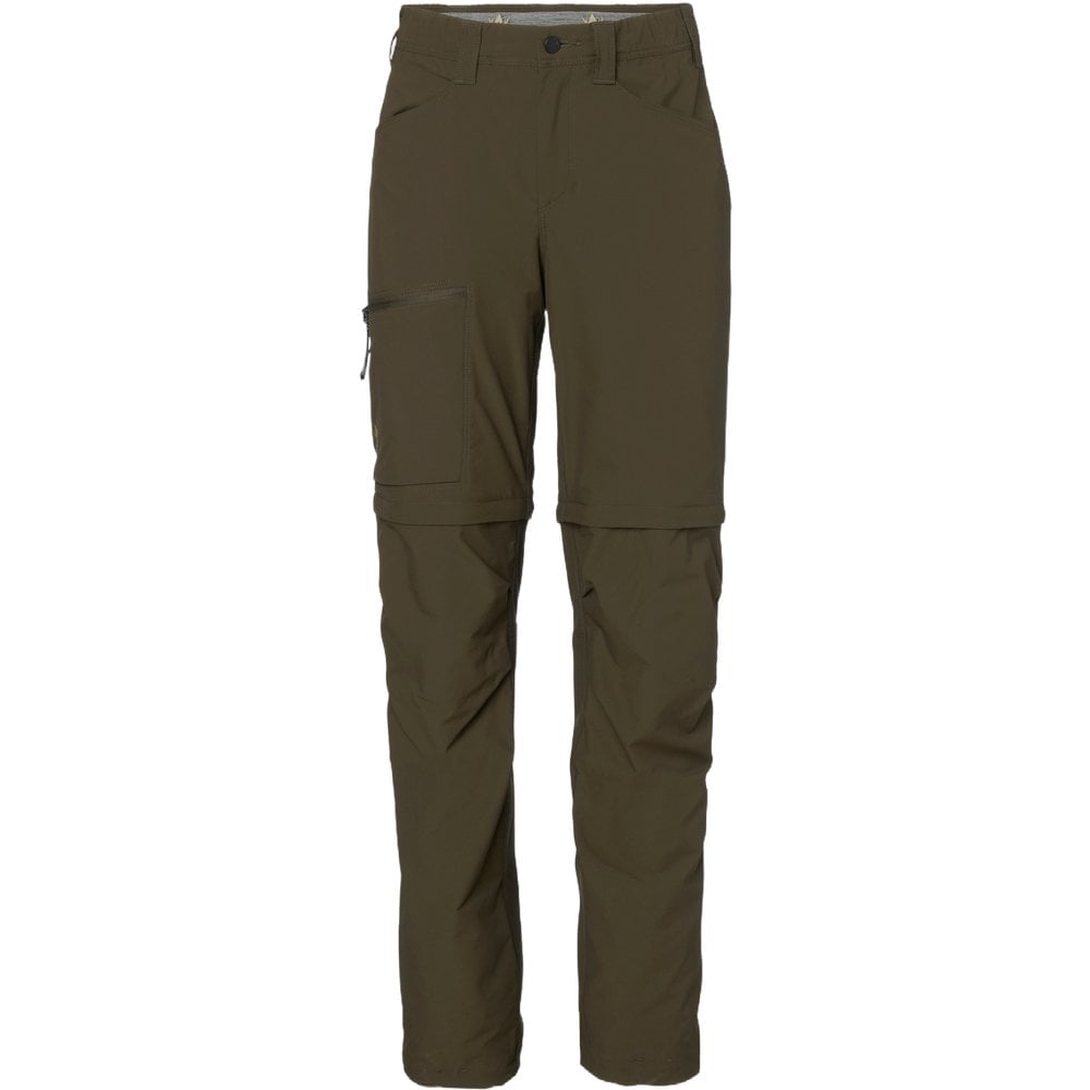 Chaser Lite Ws Zip Off Pants Solid Brown