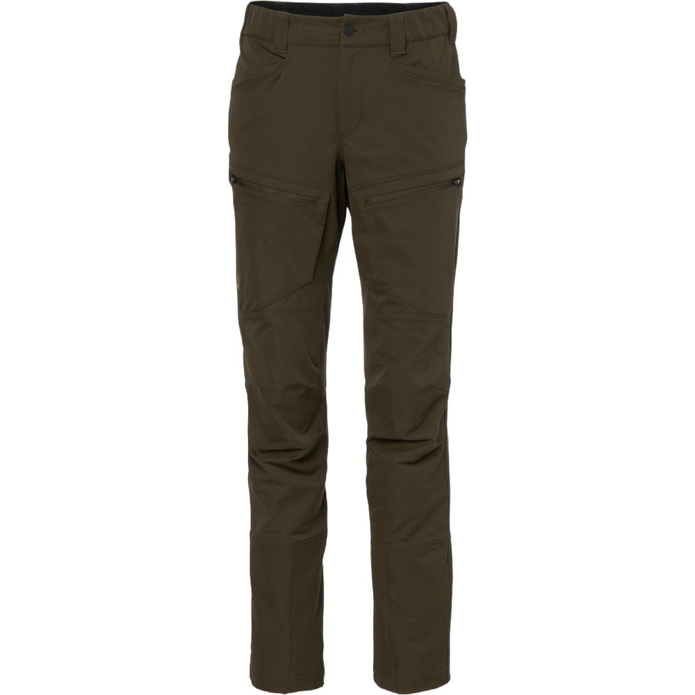 Chaser Ws Stretch Pants Solid Brown