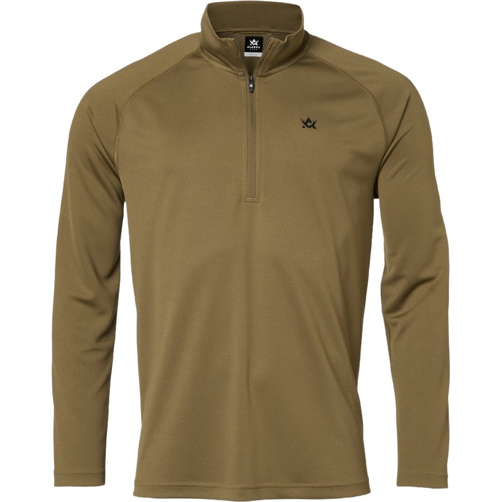 Cooldry Ms Half-Zip Top Gravel