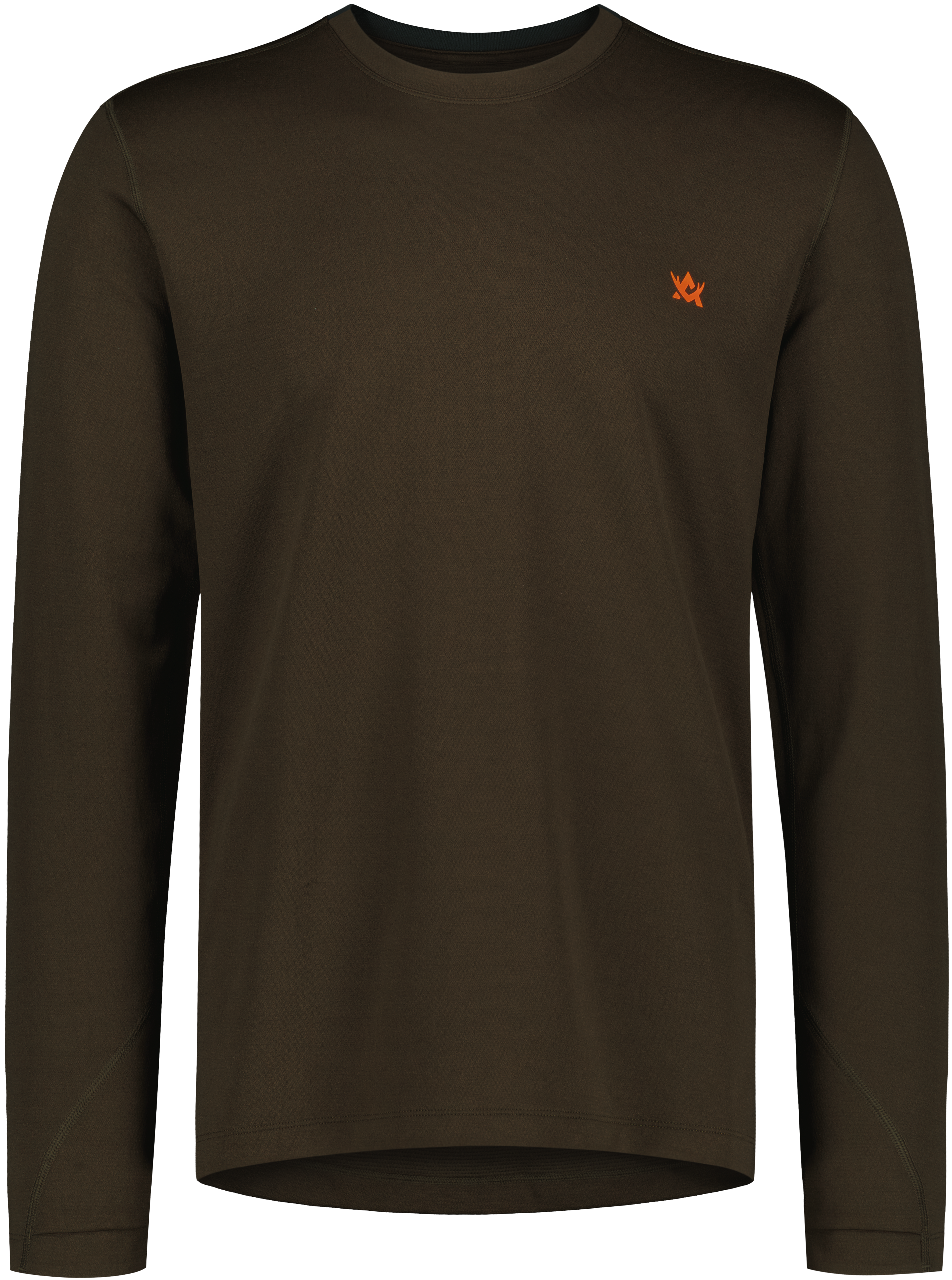 M's CoolDry LS T-Shirt Brown