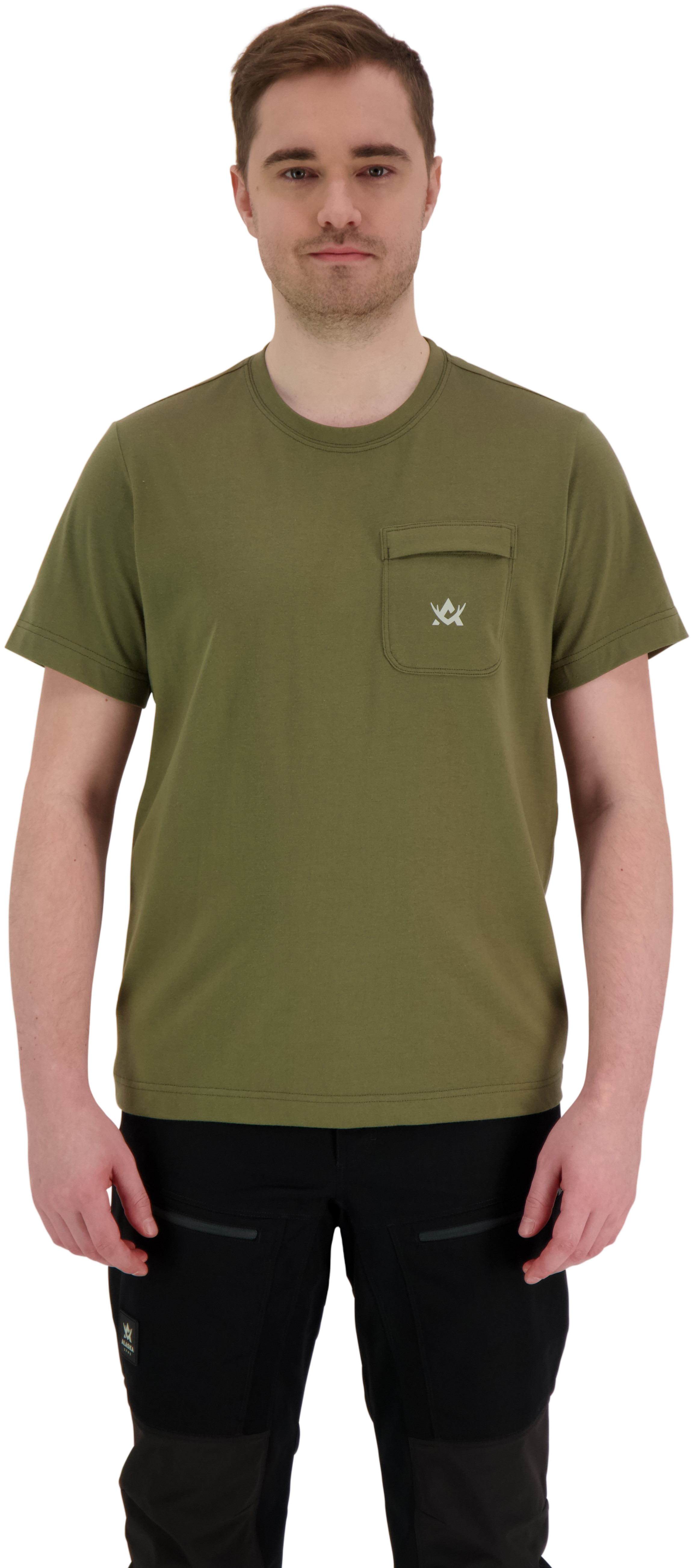 M's Freedom T-shirt with chest pocket Olive