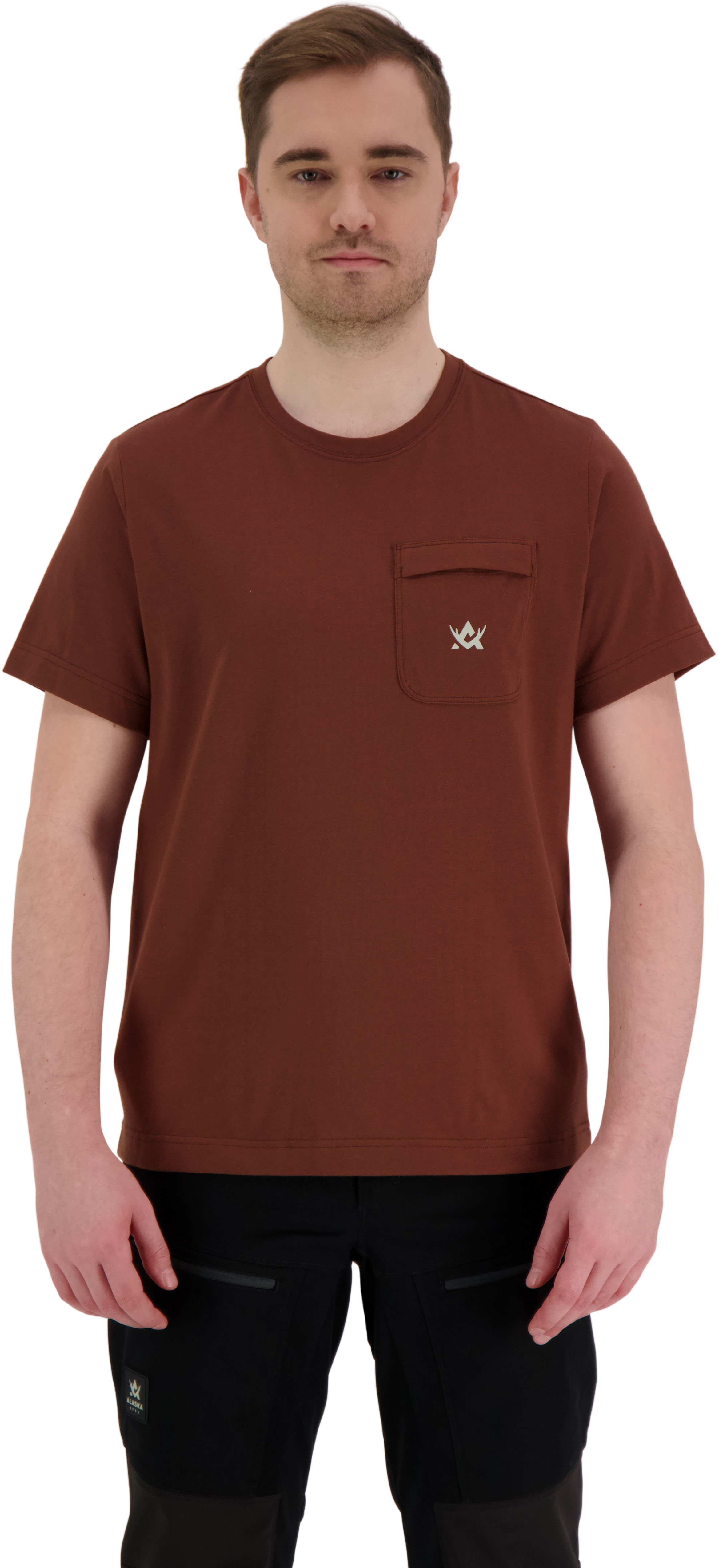 M's Freedom T-shirt with chest pocket Rusty