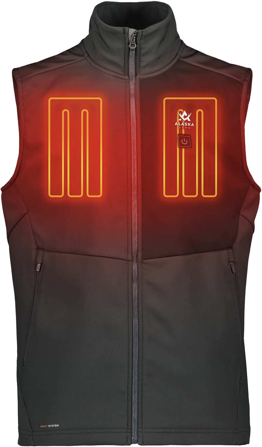 M's Heat System Vest Green/Black