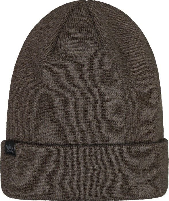 Merino Beanie Moss Brown