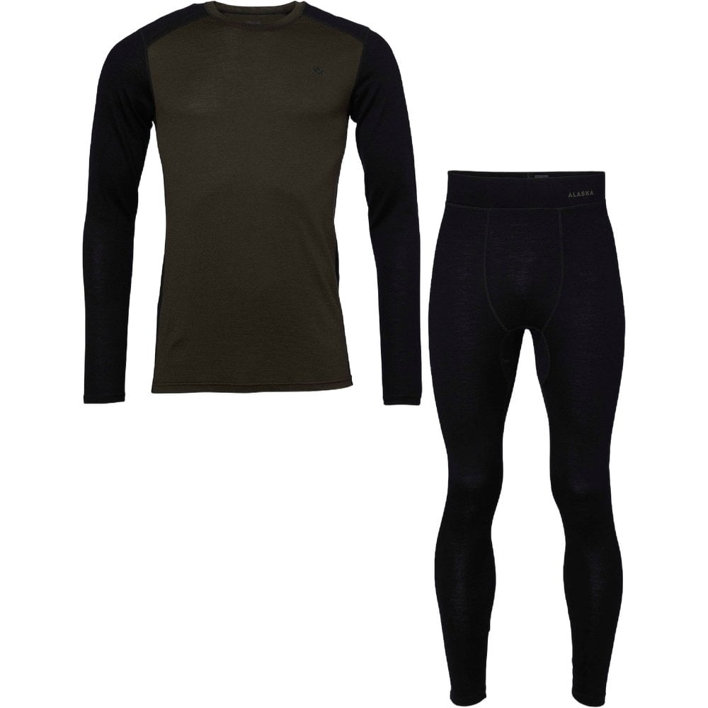 Merino Ms Base Layer Set Night Green