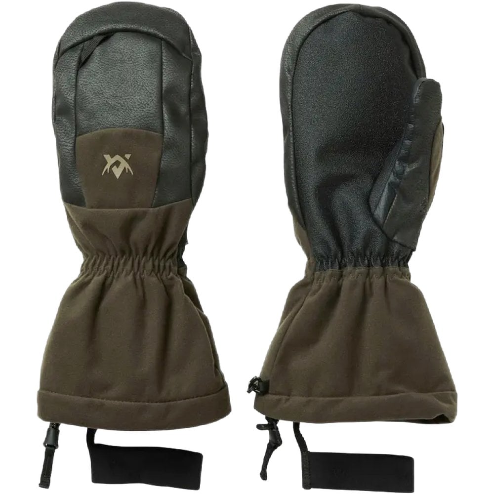Tundra Mittens Solid Brown