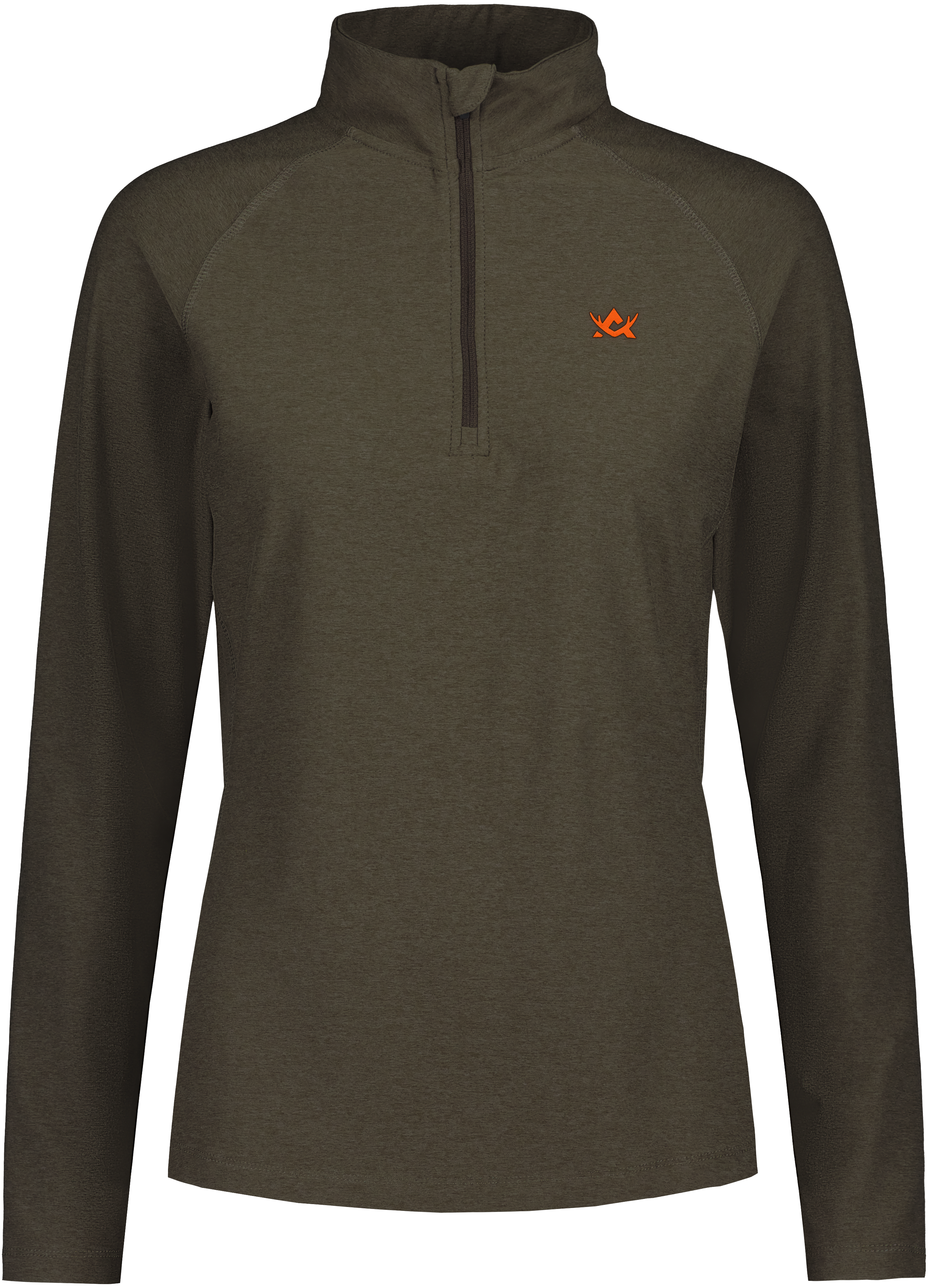 W's CoolDry Half-Zip Top Moss Brown