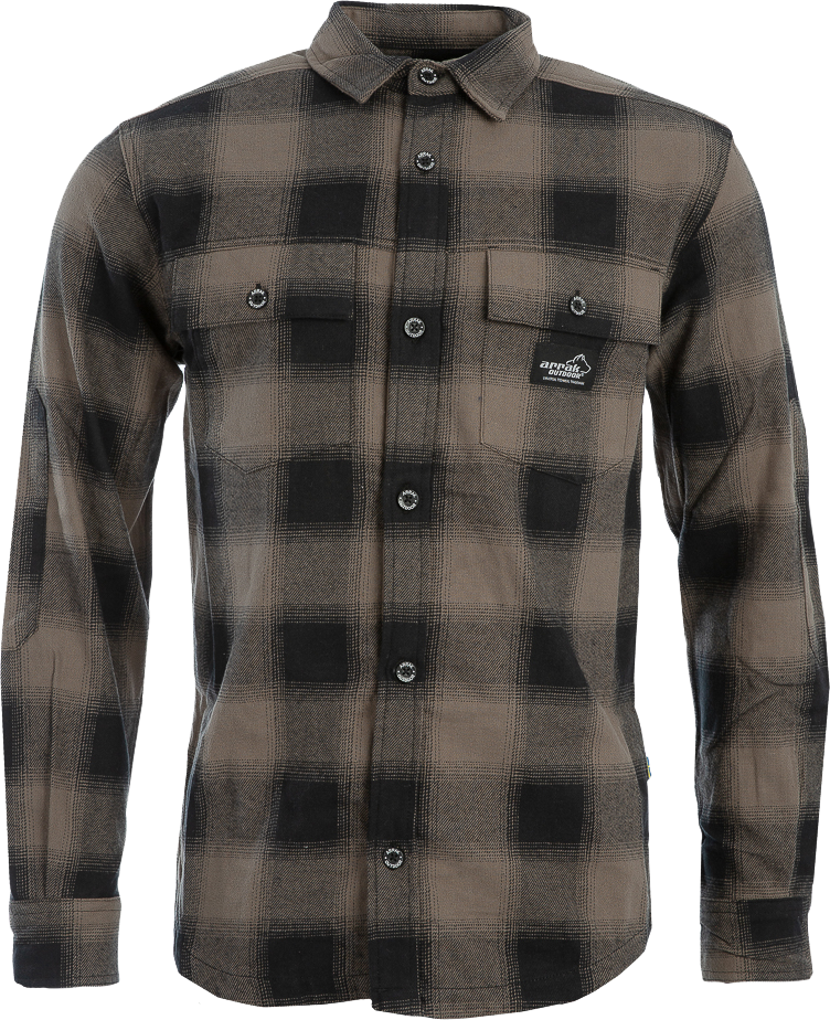 Arrak M's Flannel Shirt Brown