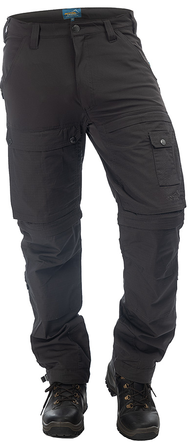 Arrak M's Flexible Zip Off Pant Anthracite