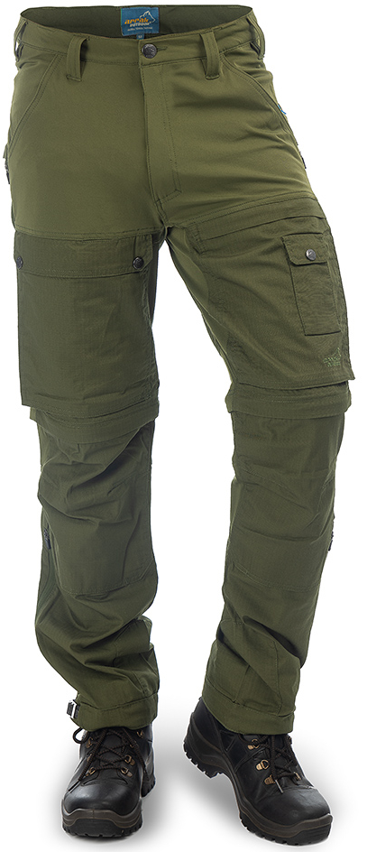Arrak M's Flexible Zip Off Pant Green