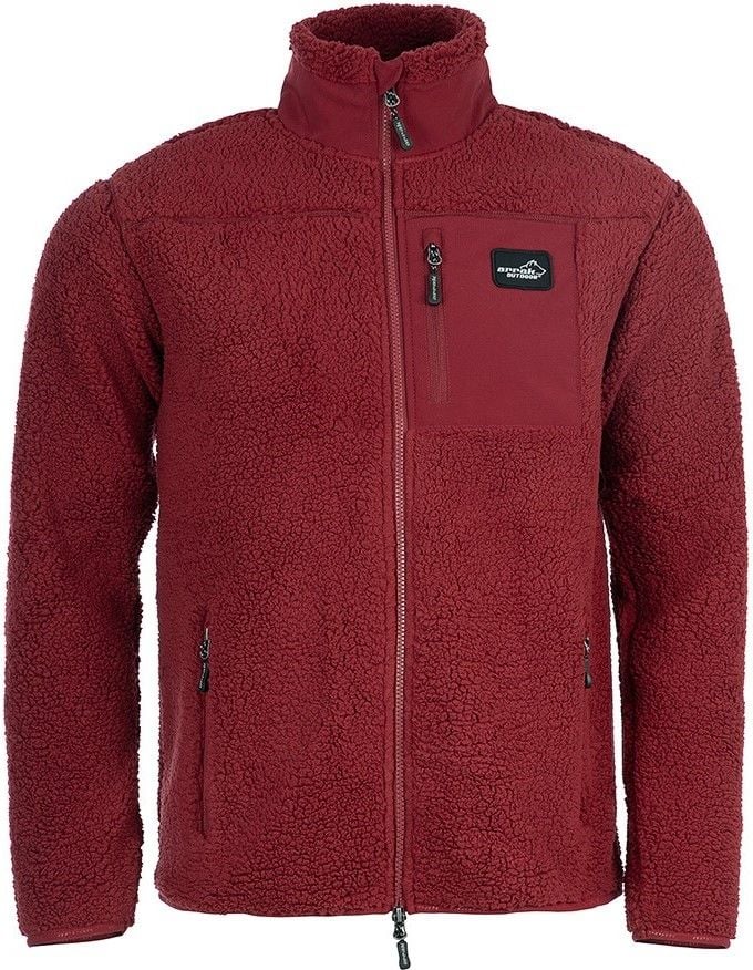 Arrak M's Sherpa Fleece Jacket Dark Red