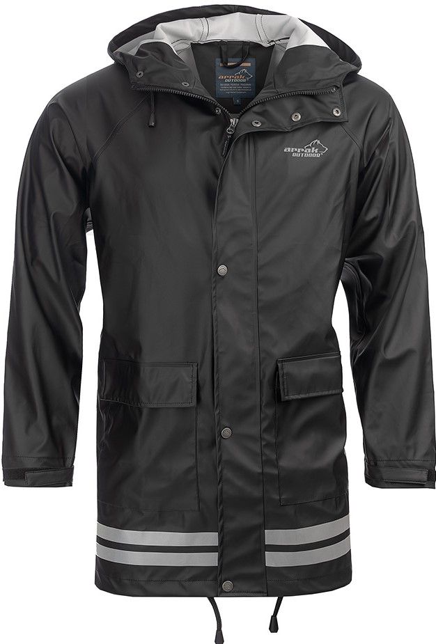 Arrak Unisex Raincoat Black
