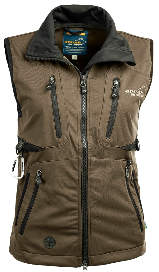 Arrak W's Acadia Softshell Vest Brown