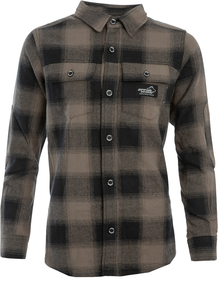 Arrak W's Flannel Shirt Brown
