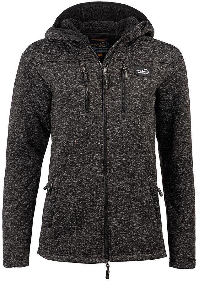 Arrak W's Pile Hood Black