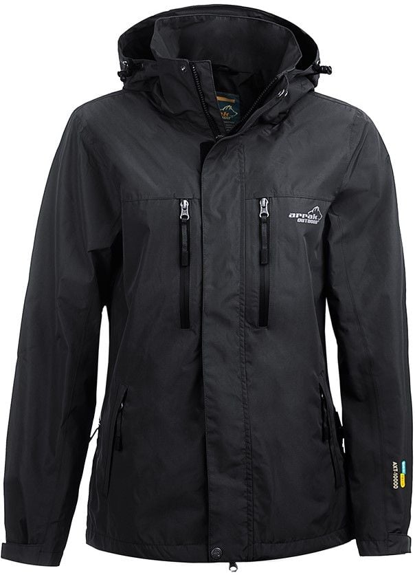 Arrak W's Rain Jacket Black