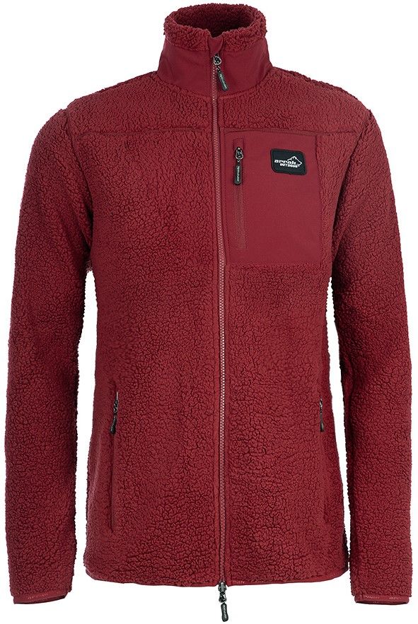 Arrak W's Sherpa Fleece Jacket Dark Red
