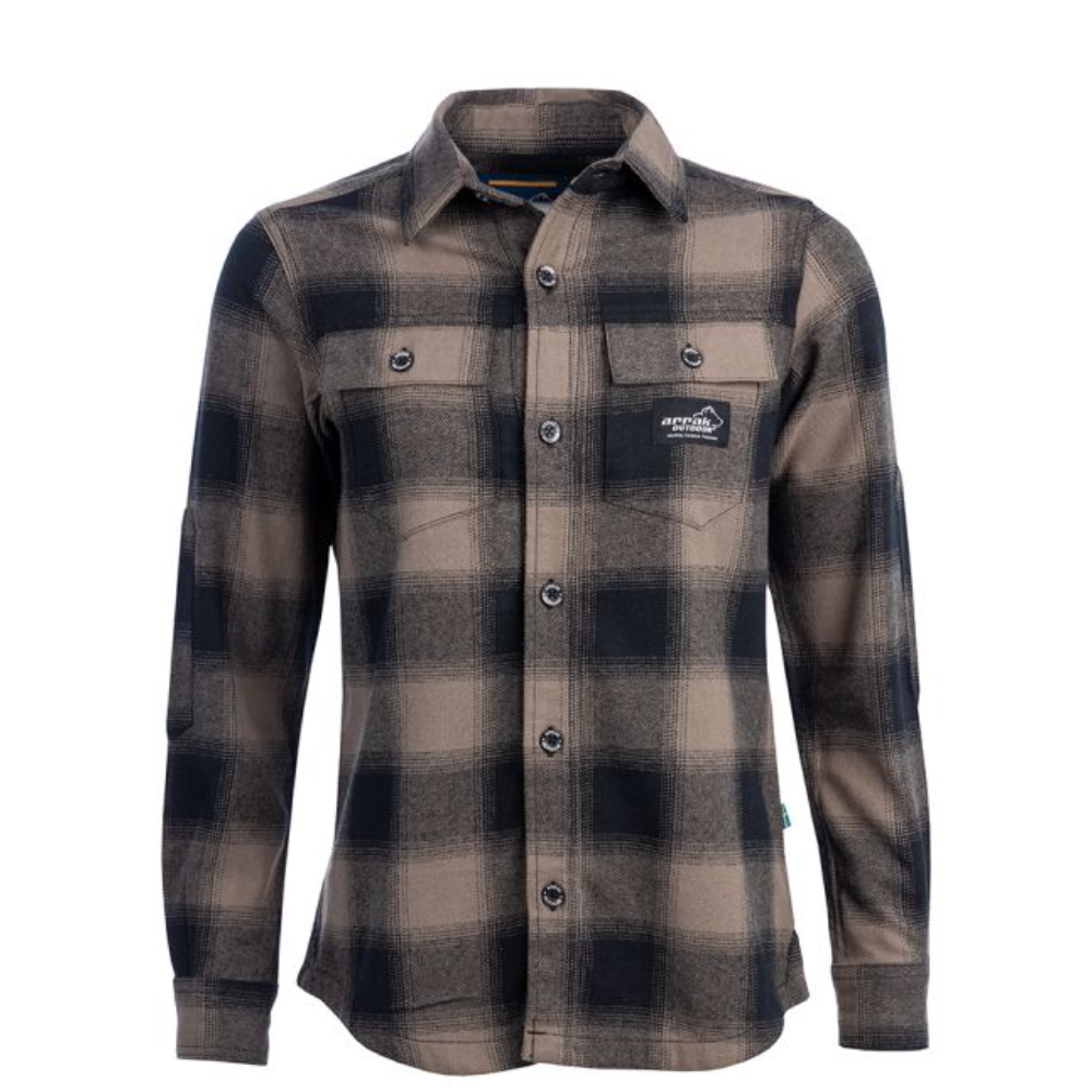 Flannel Insulated Shirt Lady Brown/Black