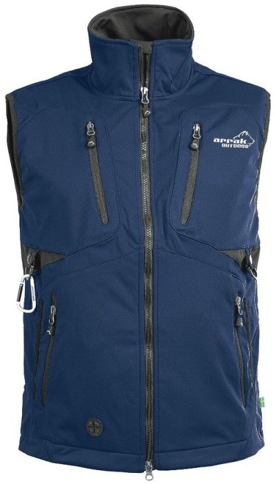 M's Acadia Softshell Vest Navy