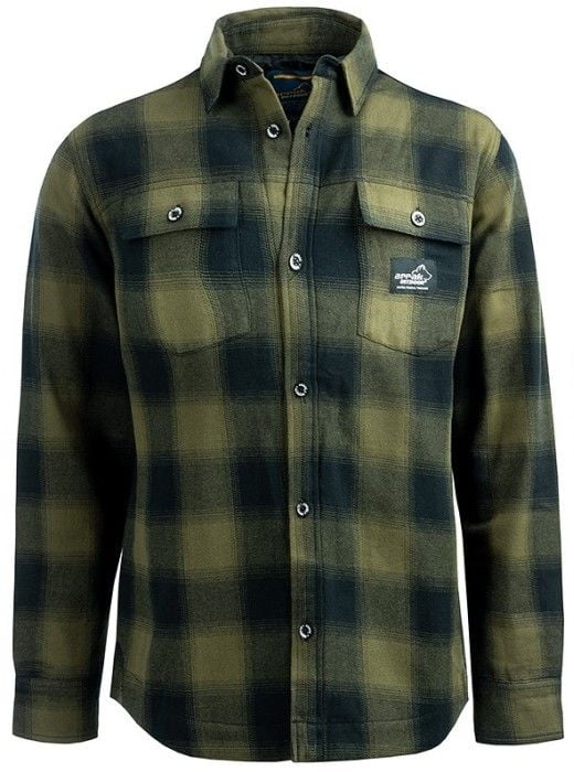 W's Flannel Shirt Olive/Black