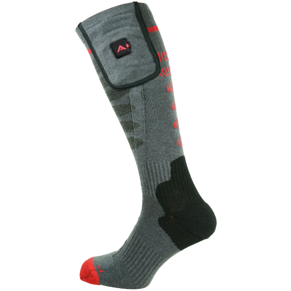 Heat SurroundActive Tynn Varmesokk inkl Powerbank Basic Grey