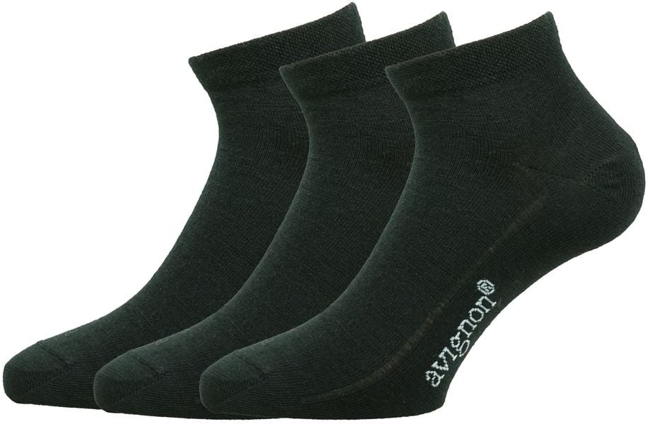 Sneaker Low Merino Sock 3-pieces Black