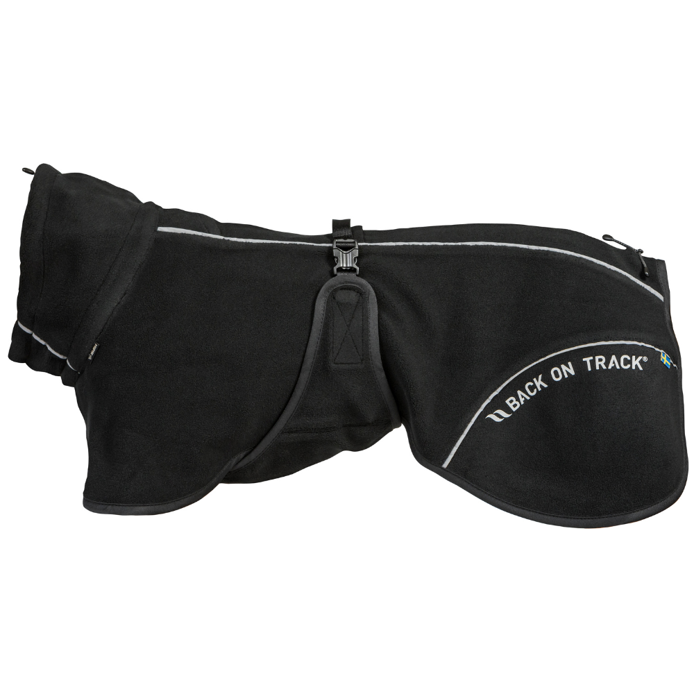 Bay Fleece Coat High Set Tail 25-35 cm Black
