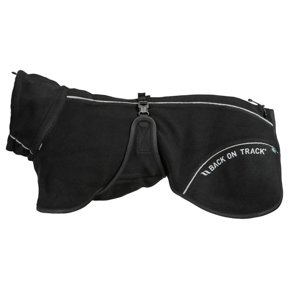 Bay Fleece Coat High Set Tail 40-50 cm Black