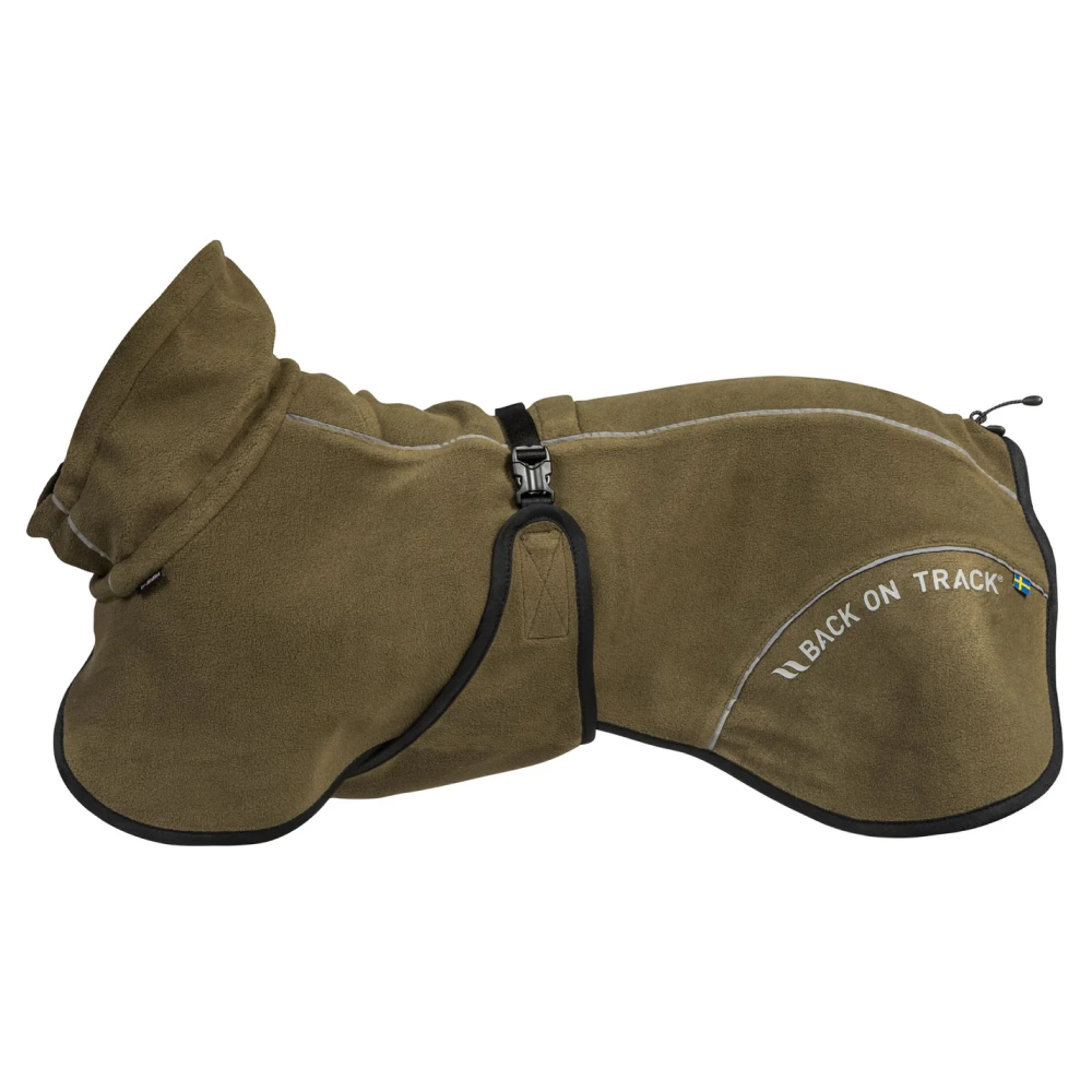 Bay Fleece Coat High Set Tail 40-50 cm Olive