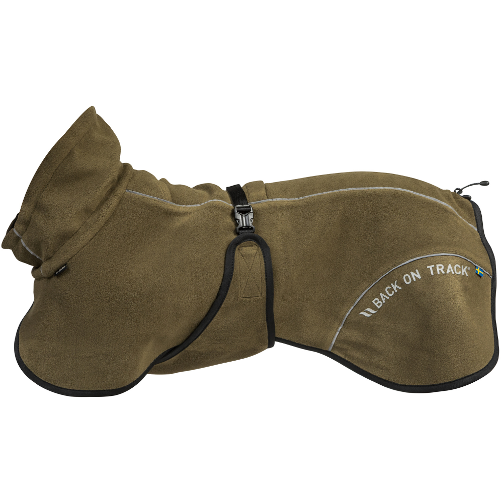 Bay Fleece Coat High Set Tail 55-65 cm Olive