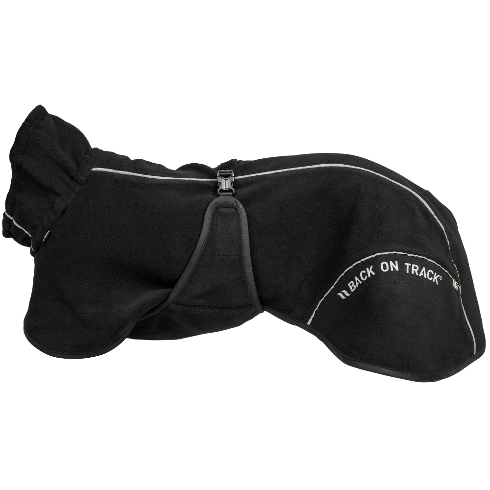 Bay Fleece Coat Low Set Tail 25-35 cm Black