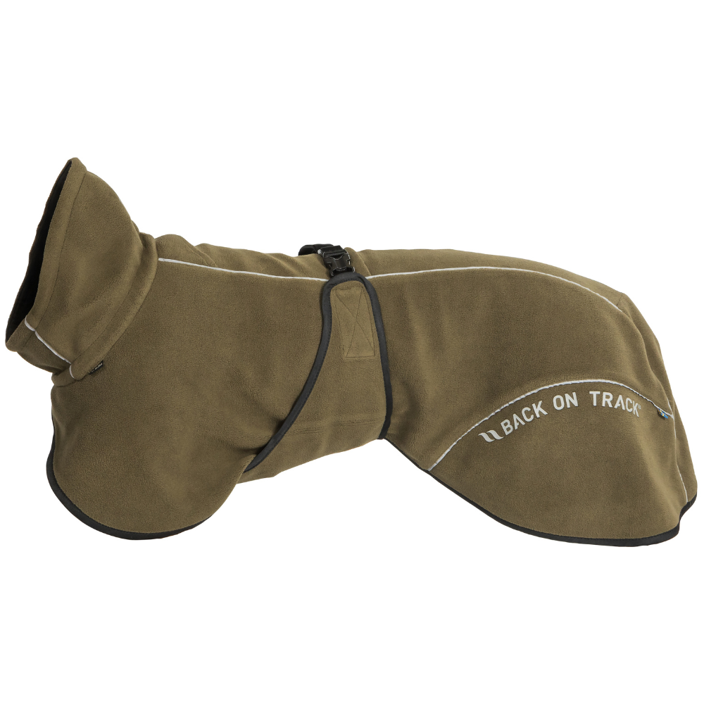Bay Fleece Coat Low Set Tail 70 cm Olive