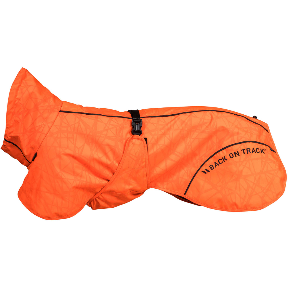 Bay Rain Coat High Set Tail 55-65 cm Orange