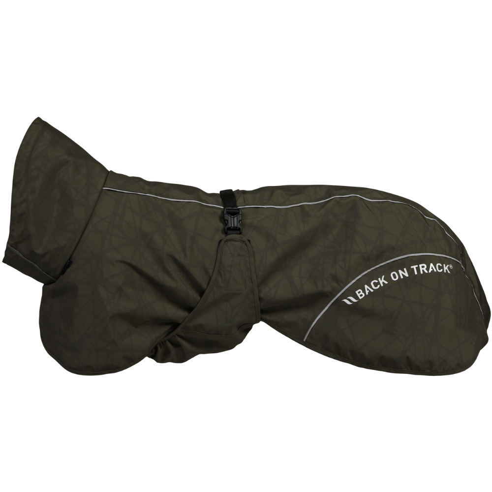 Bay Rain Shell Coat Low Set Tail 25–35 cm Black