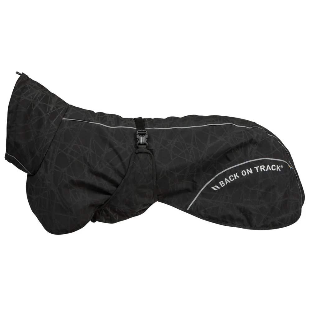 Bay Rain Shell Coat Low Set Tail 55-65 cm Black