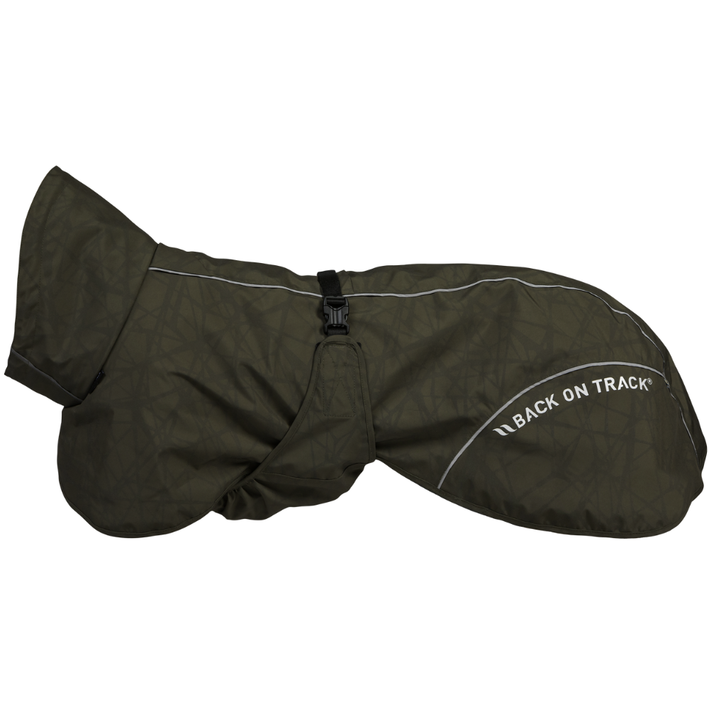 Bay Rain Shell Coat Low Set Tail 70-75 cm Olive