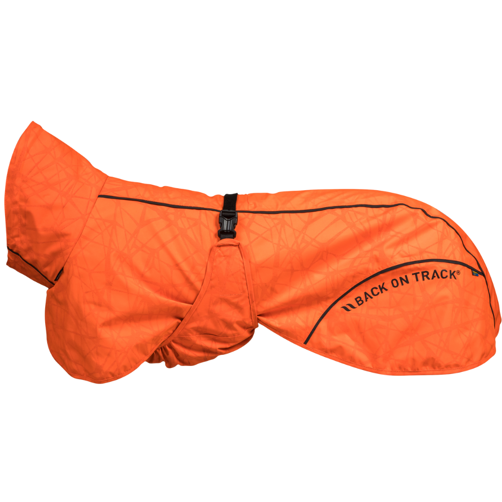 Bay Rain Shell Coat Low Set Tail 70-75 cm Orange