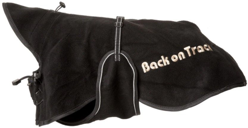 Hundedekken i Fleece Svart 27-40 cm